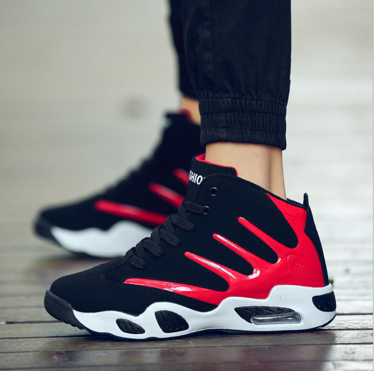 Men Air Cushion Basketball Shoes Wear-resistant Sneakers Men