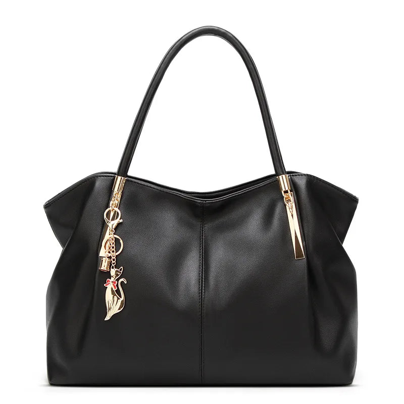 Luxury PU Leather Women Bags Top-handle Bag Land Designer