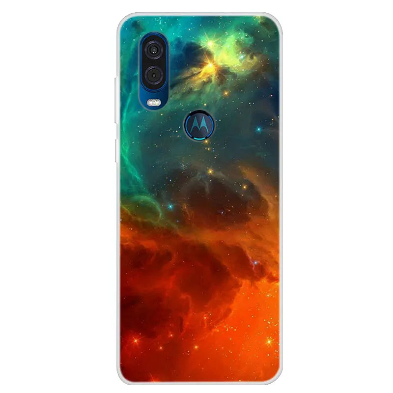 For Motorola Vision Case Soft TPU Silicone Back Cover For Moto