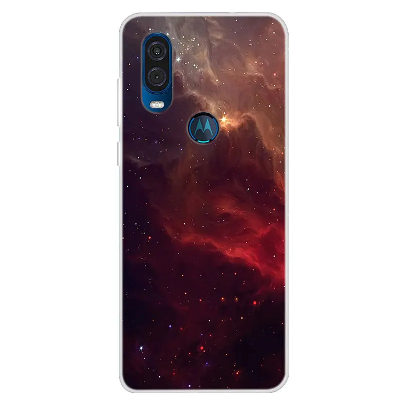 For Motorola Vision Case Soft TPU Silicone Back Cover For Moto