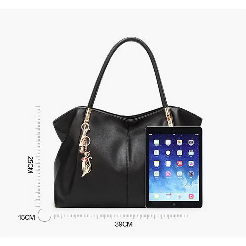 Luxury PU Leather Women Bags Top-handle Bag Land Designer