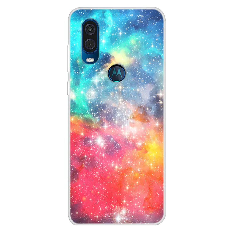 For Motorola Vision Case Soft TPU Silicone Back Cover For Moto