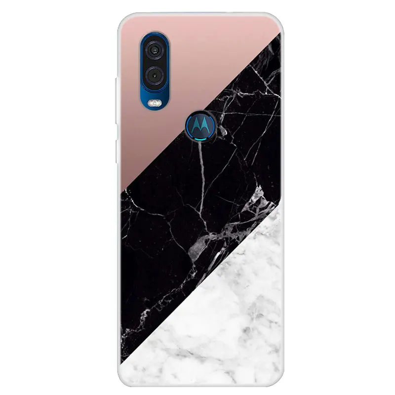For Motorola Vision Case Soft TPU Silicone Back Cover For Moto