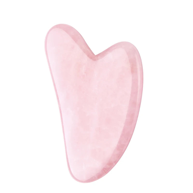Natural Stone Jade Gouache Scraper Rose Quartz