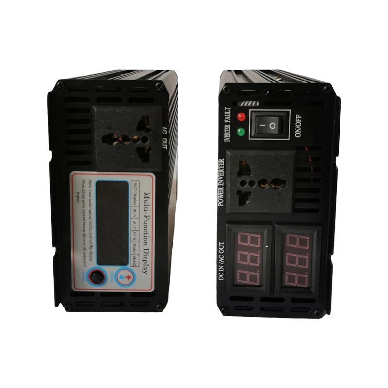 Pure Sine Wave Power Inverter DC 12V 24V 48V 60V 72V To AC 110V 220V Voltage 50Hz 60Hz 3000W Connector Car Inverter