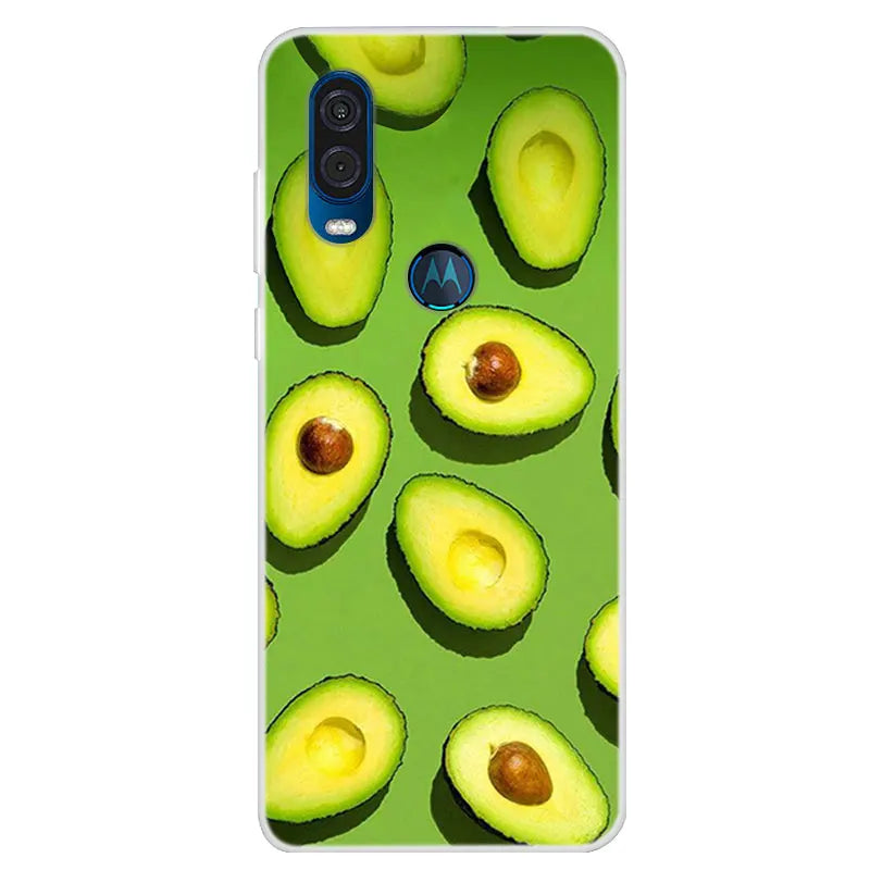 For Motorola Vision Case Soft TPU Silicone Back Cover For Moto