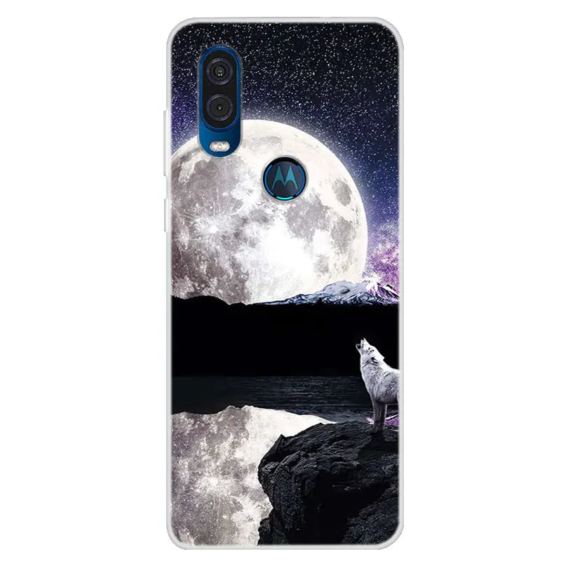 For Motorola Vision Case Soft TPU Silicone Back Cover For Moto
