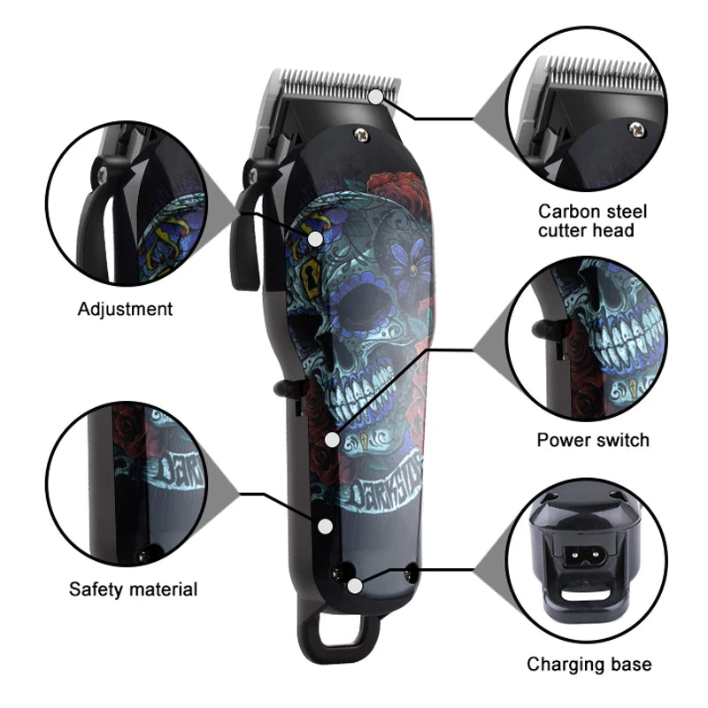 Kemei Cordless hair clipper professional hair