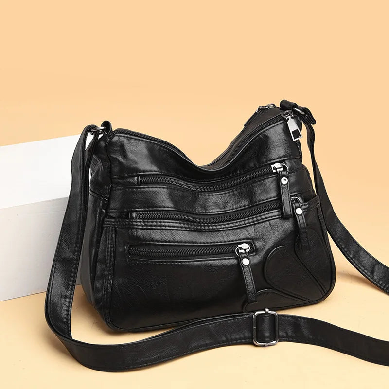 High Quality Women Shoulder Bag Pu Leather Crossbody Bag