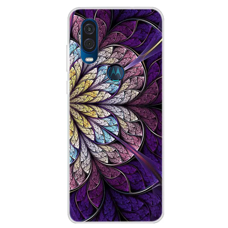 For Motorola Vision Case Soft TPU Silicone Back Cover For Moto