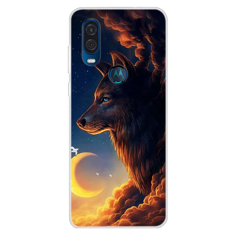For Motorola Vision Case Soft TPU Silicone Back Cover For Moto