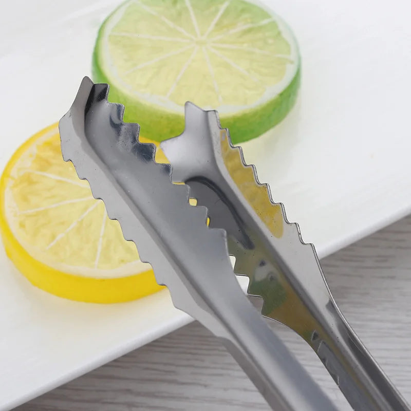 Stainless Steel Multipurpose Kitchen Shovel Restaurant Fruit Food Tong Home Barbecue BBQ Supplies