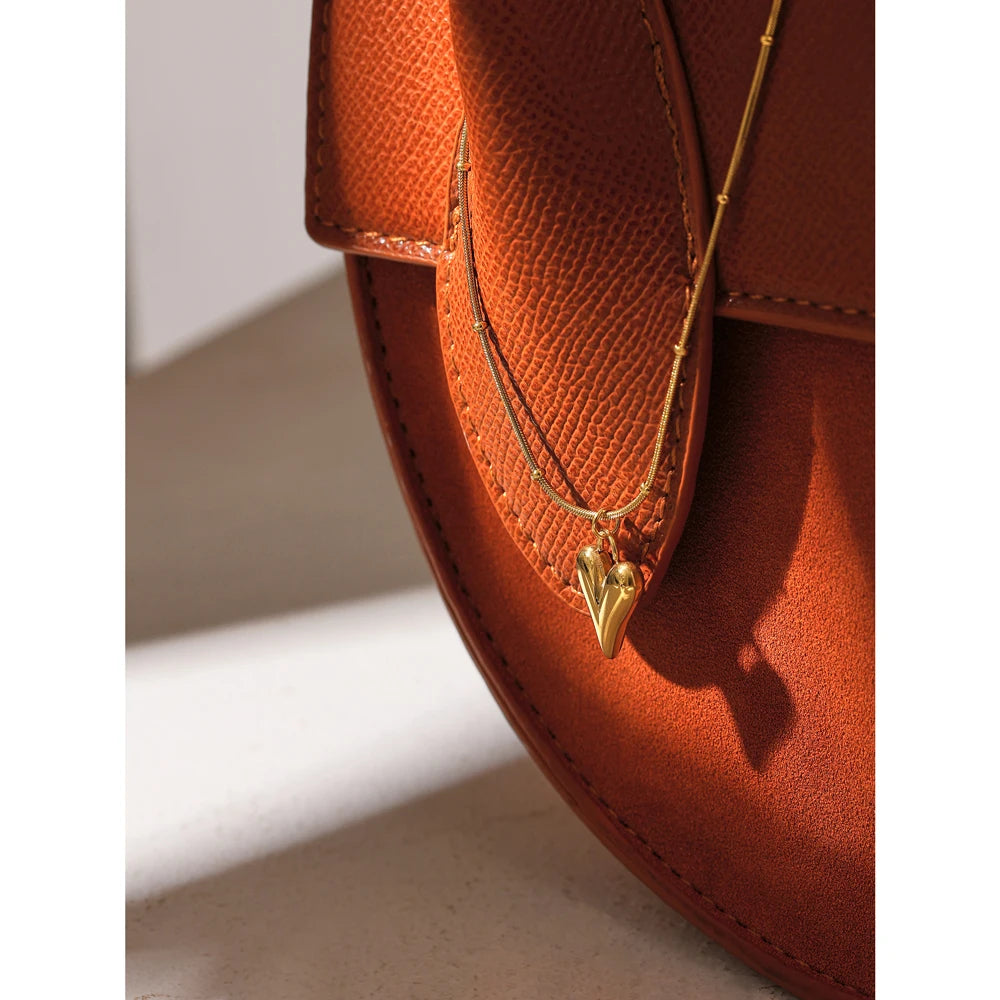 Yhpup Temperament Heart Peer 18 K Jewelry Waterproof Party Gift