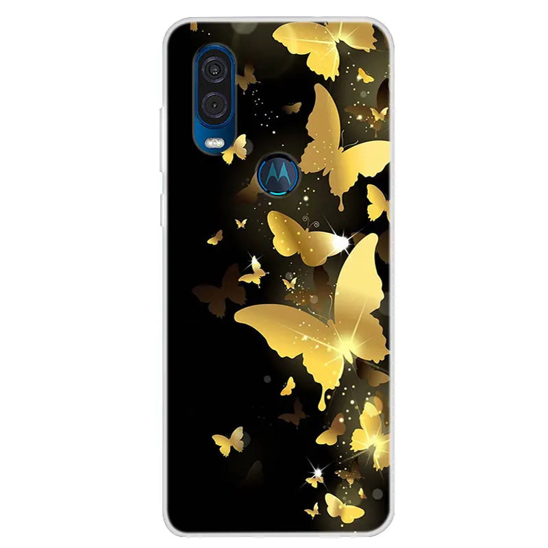 For Motorola Vision Case Soft TPU Silicone Back Cover For Moto