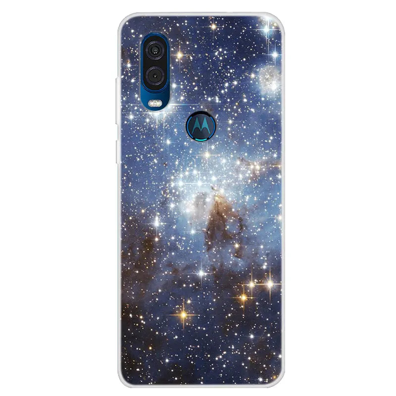 For Motorola Vision Case Soft TPU Silicone Back Cover For Moto