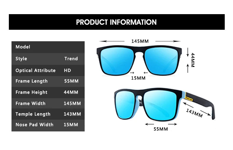 New Fashion Guy's Sun Glasses Polarized Sunglasses Men dies Sun Glasses Women