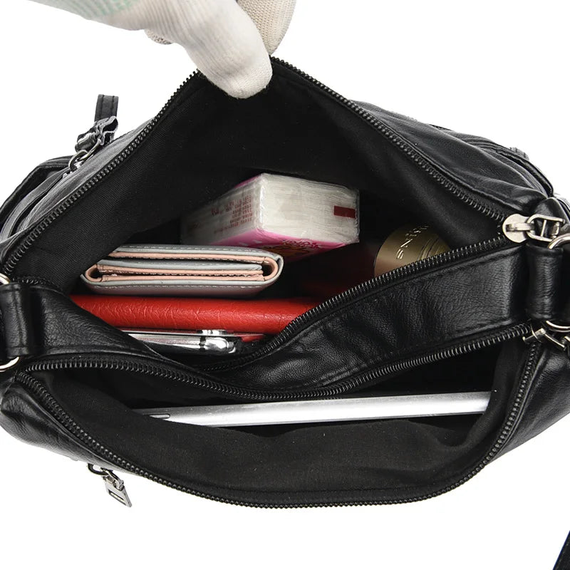 High Quality Women Shoulder Bag Pu Leather Crossbody Bag