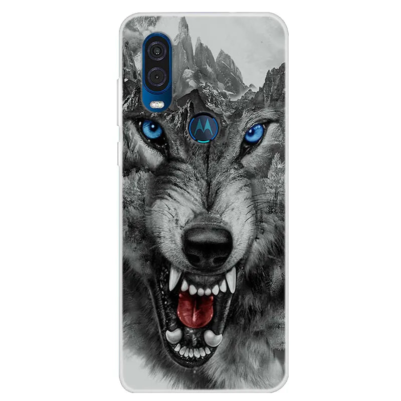 For Motorola Vision Case Soft TPU Silicone Back Cover For Moto