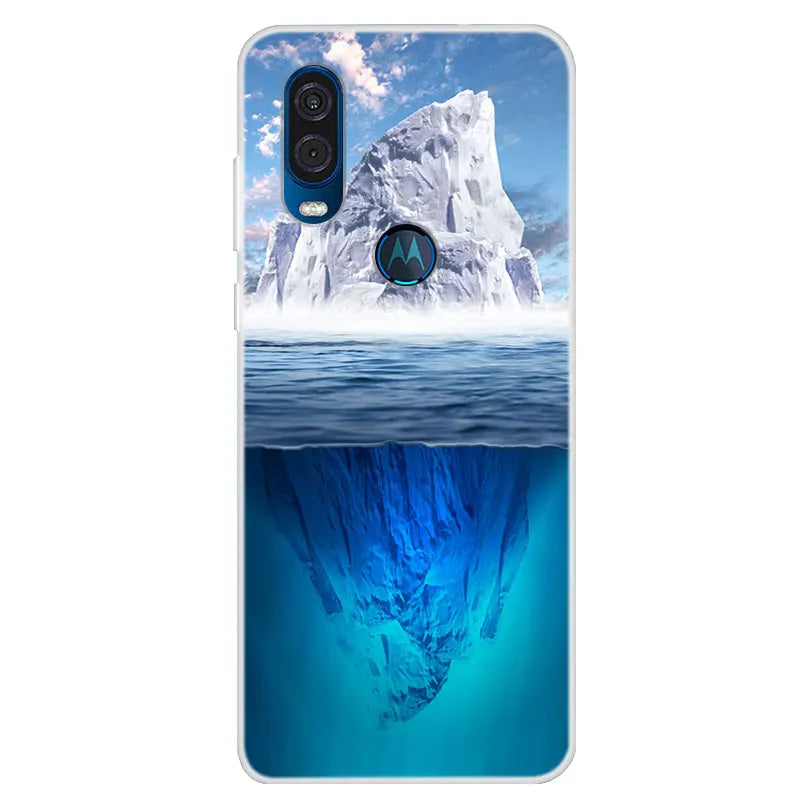 For Motorola Vision Case Soft TPU Silicone Back Cover For Moto