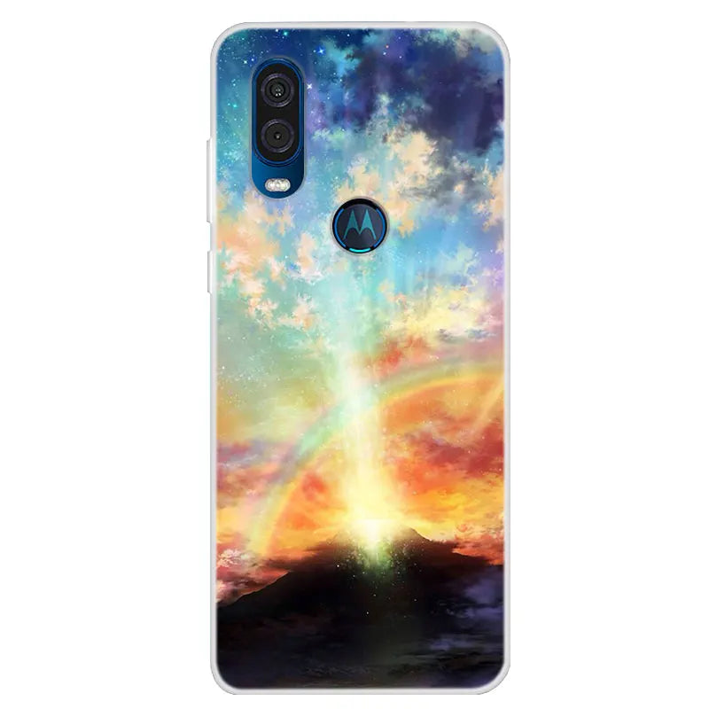 For Motorola Vision Case Soft TPU Silicone Back Cover For Moto