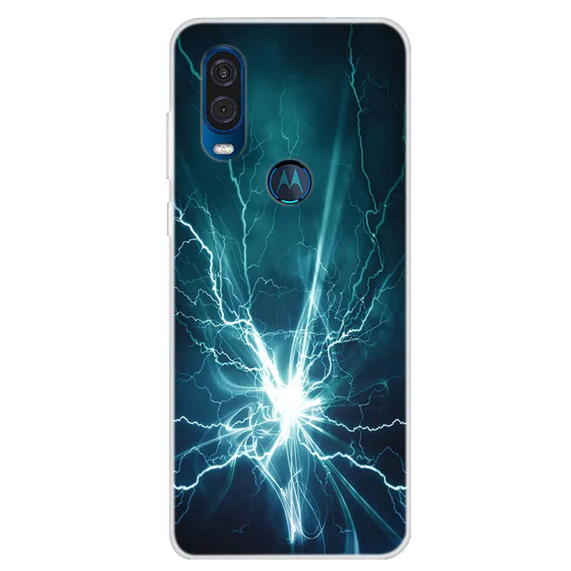 For Motorola Vision Case Soft TPU Silicone Back Cover For Moto