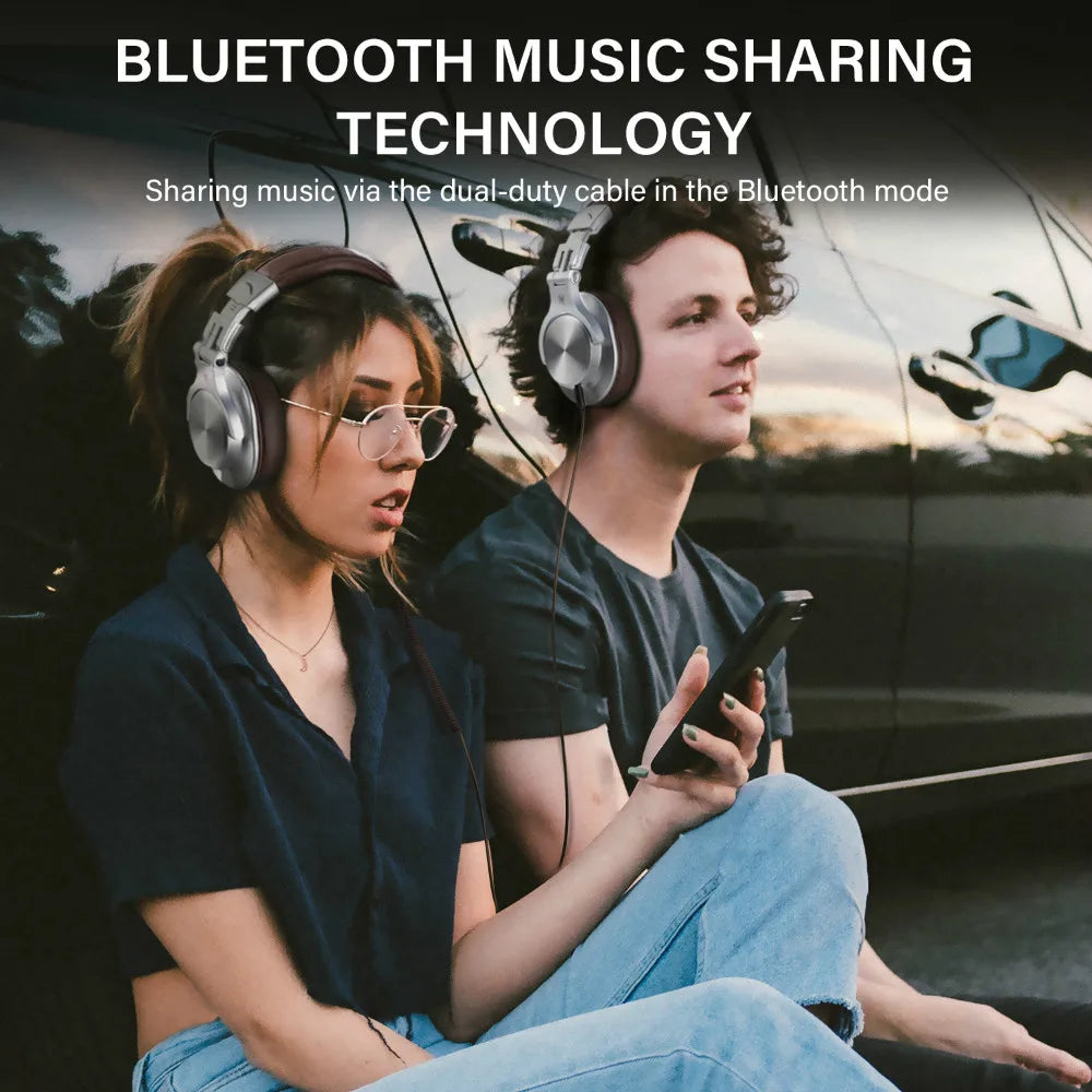 Oneodio A70 Fusion Wired + Wireless Bluetooth Recording Headset