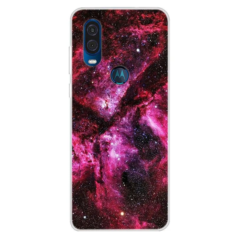 For Motorola Vision Case Soft TPU Silicone Back Cover For Moto