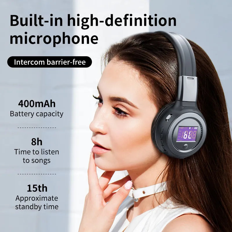 ZEALOT B570 Wireless Headpht for Computer Phone,Support