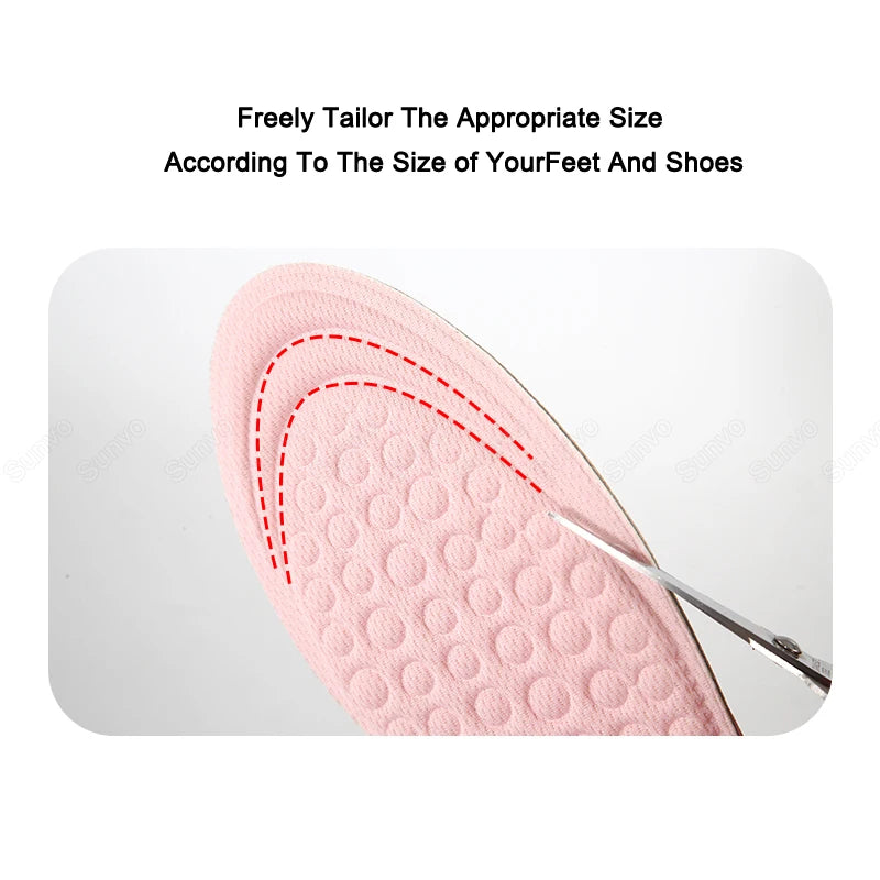 EVA Memory Foam Invisible Height Increased Insoles for Women Shoes Inner Sole Shoe Insert Lift Heel Comfort Heightening Insoles