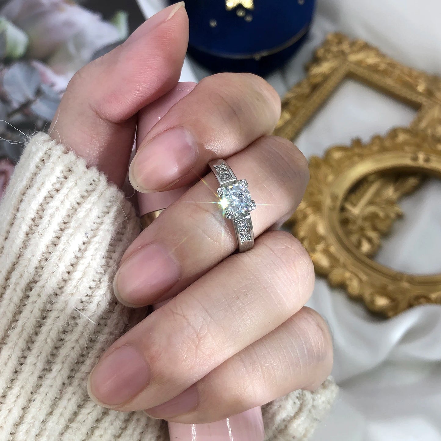 ZHOUYANG Wedding Ring For Women Classment Fashion Jewelry Brithday
