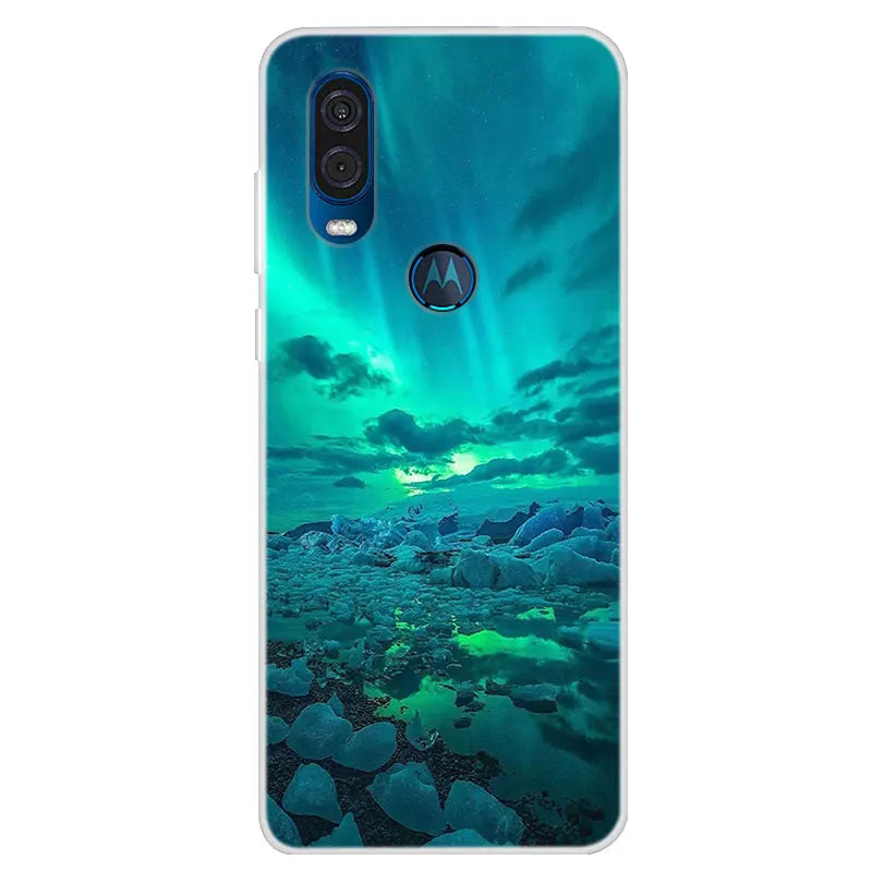 For Motorola Vision Case Soft TPU Silicone Back Cover For Moto