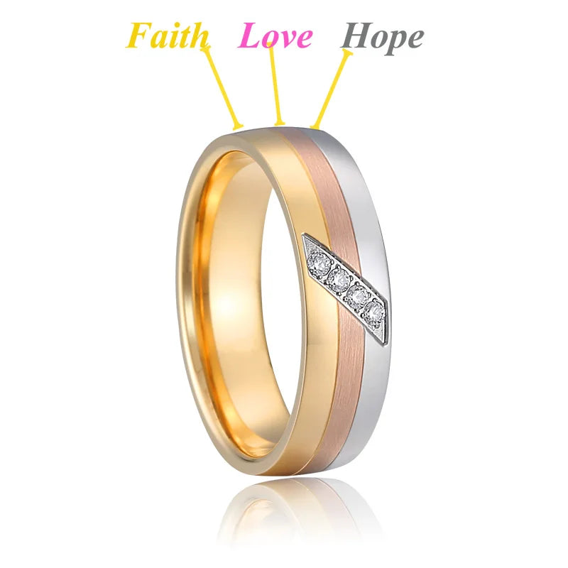 High Quality Wedding Bands Rings For Couples Men And Women