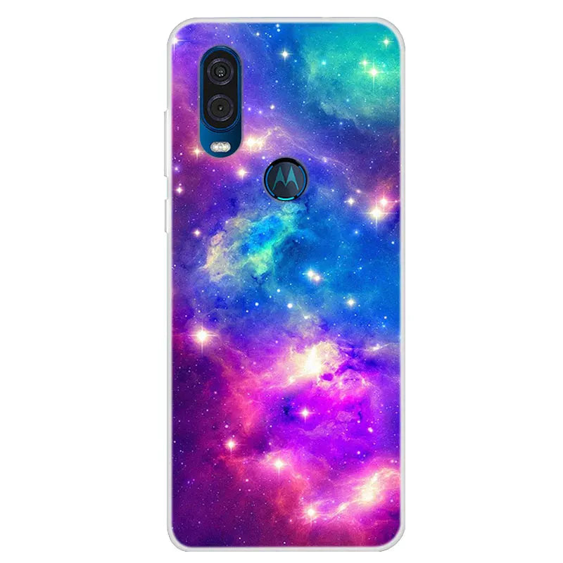 For Motorola Vision Case Soft TPU Silicone Back Cover For Moto