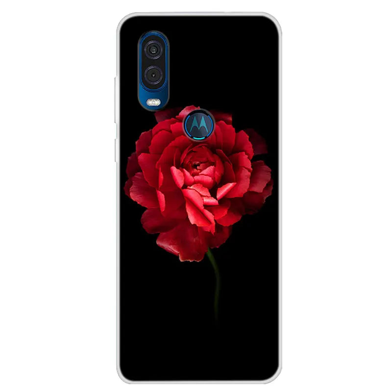 For Motorola Vision Case Soft TPU Silicone Back Cover For Moto