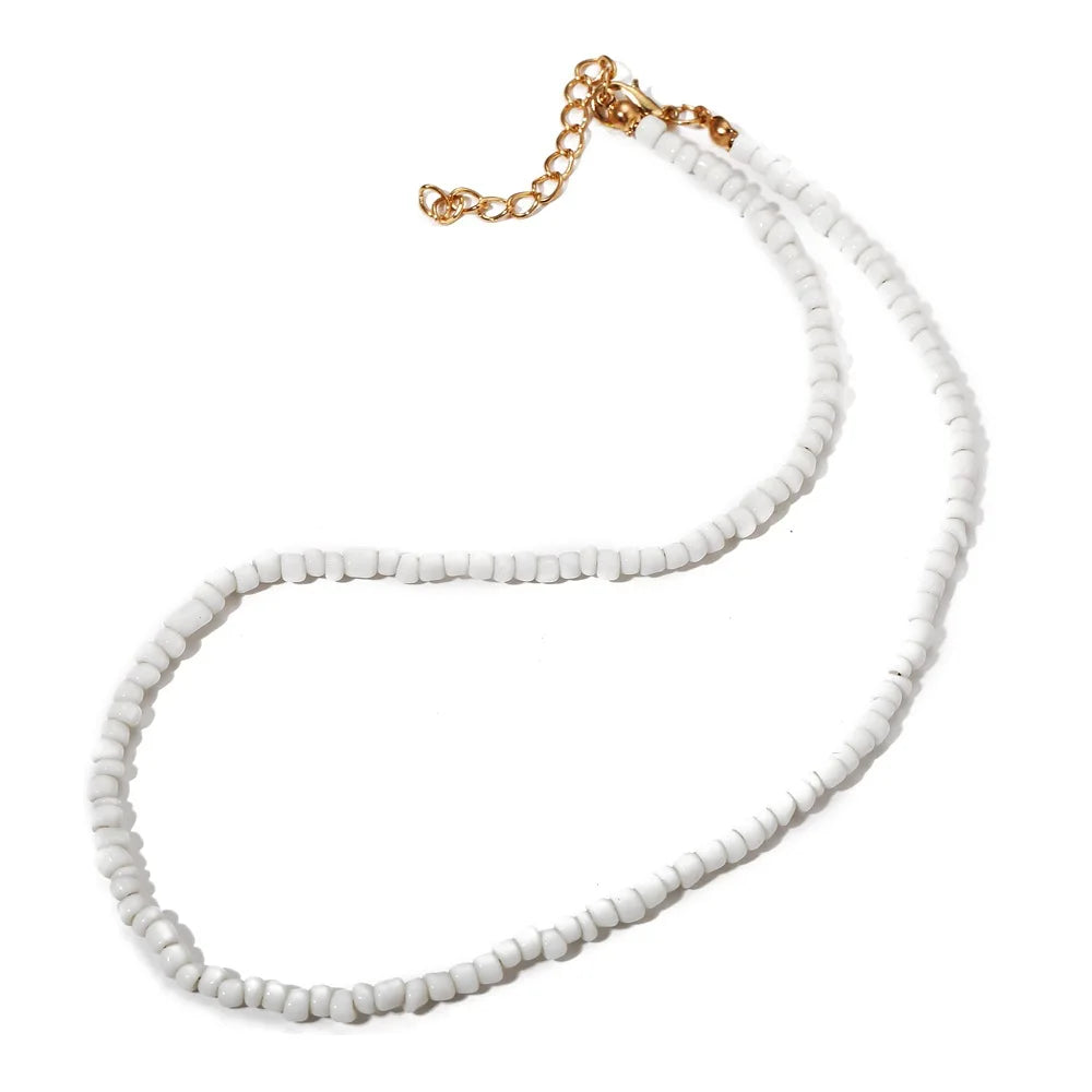 Bohemia White Bead Choke Wholesale