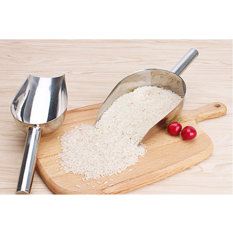 Stainless Steel Multipurpose Kitchen Shovel Restaurant Fruit Food Tong Home Barbecue BBQ Supplies