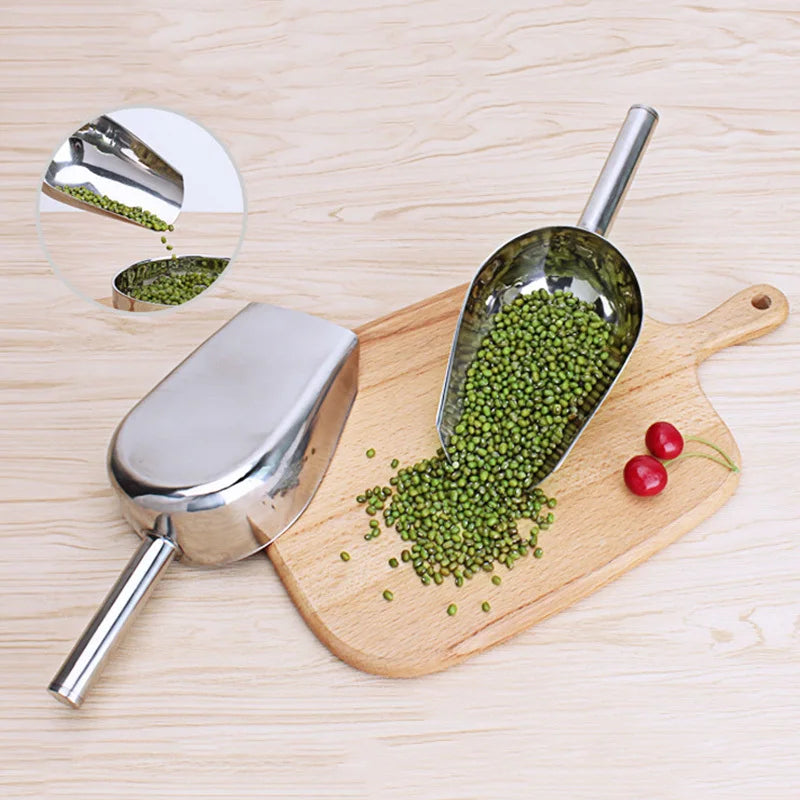 Stainless Steel Multipurpose Kitchen Shovel Restaurant Fruit Food Tong Home Barbecue BBQ Supplies
