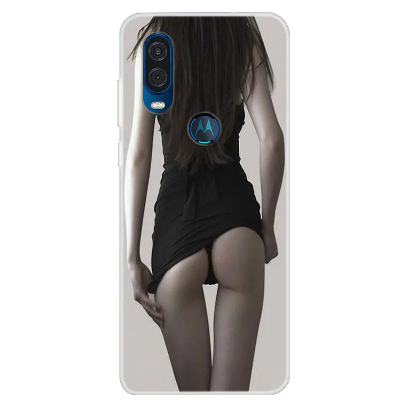 For Motorola Vision Case Soft TPU Silicone Back Cover For Moto