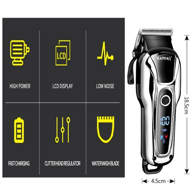 Original Kemei 2 Speed Professional Hair Trimmer For Men