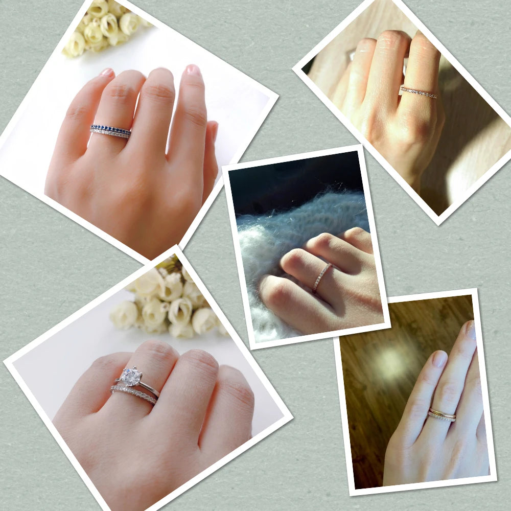 Dainty Wedding Ring For Women Man Concise
