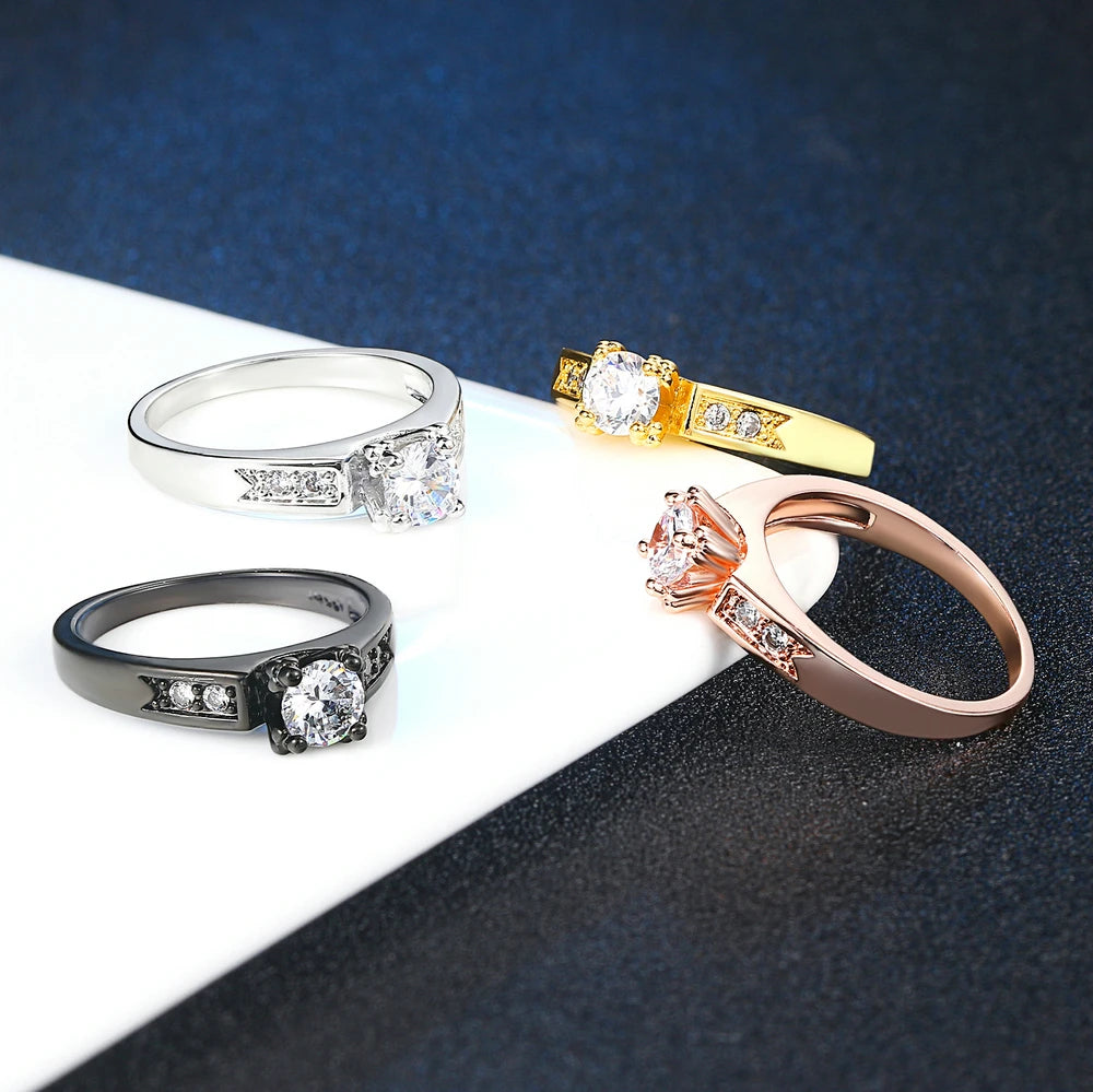 ZHOUYANG Wedding Ring For Women Classment Fashion Jewelry Brithday