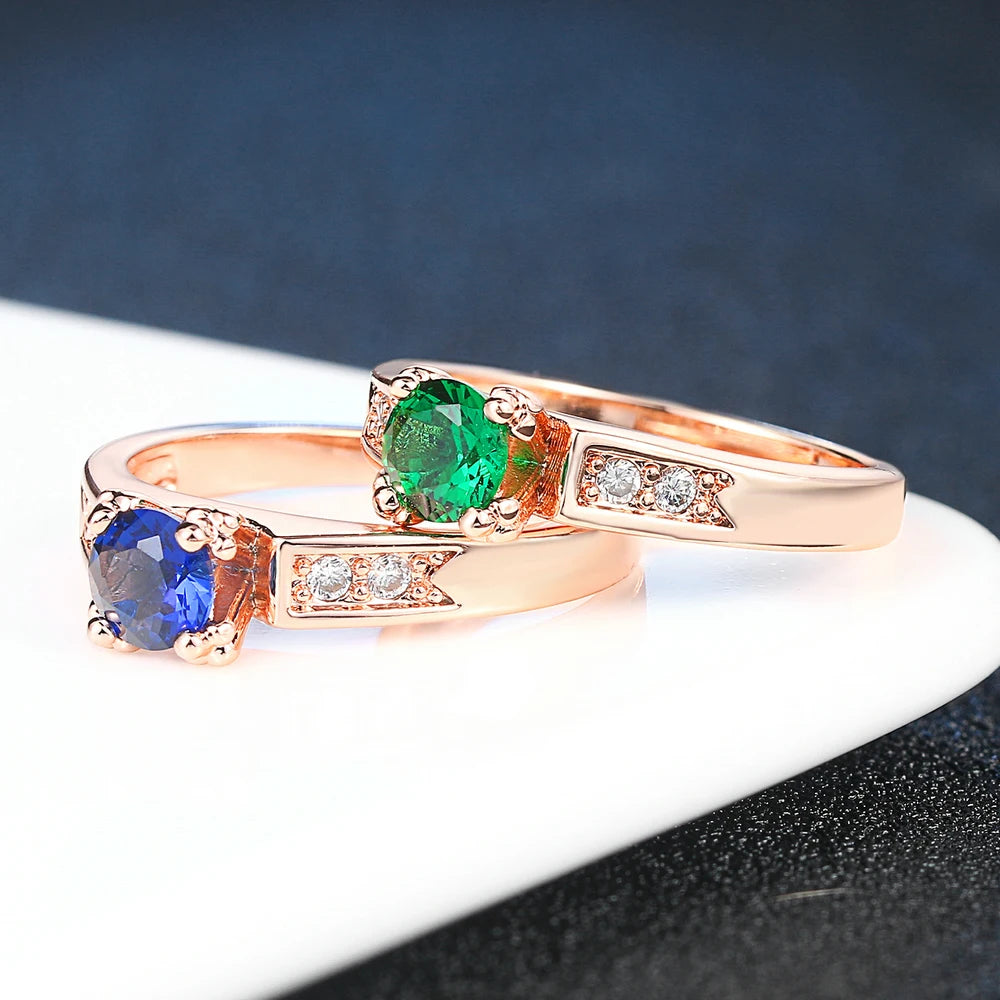 ZHOUYANG Wedding Ring For Women Classment Fashion Jewelry Brithday
