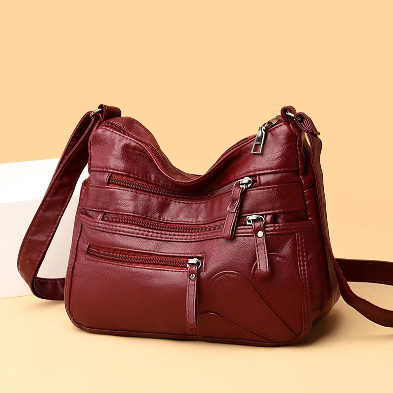 High Quality Women Shoulder Bag Pu Leather Crossbody Bag