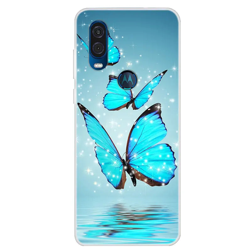 For Motorola Vision Case Soft TPU Silicone Back Cover For Moto