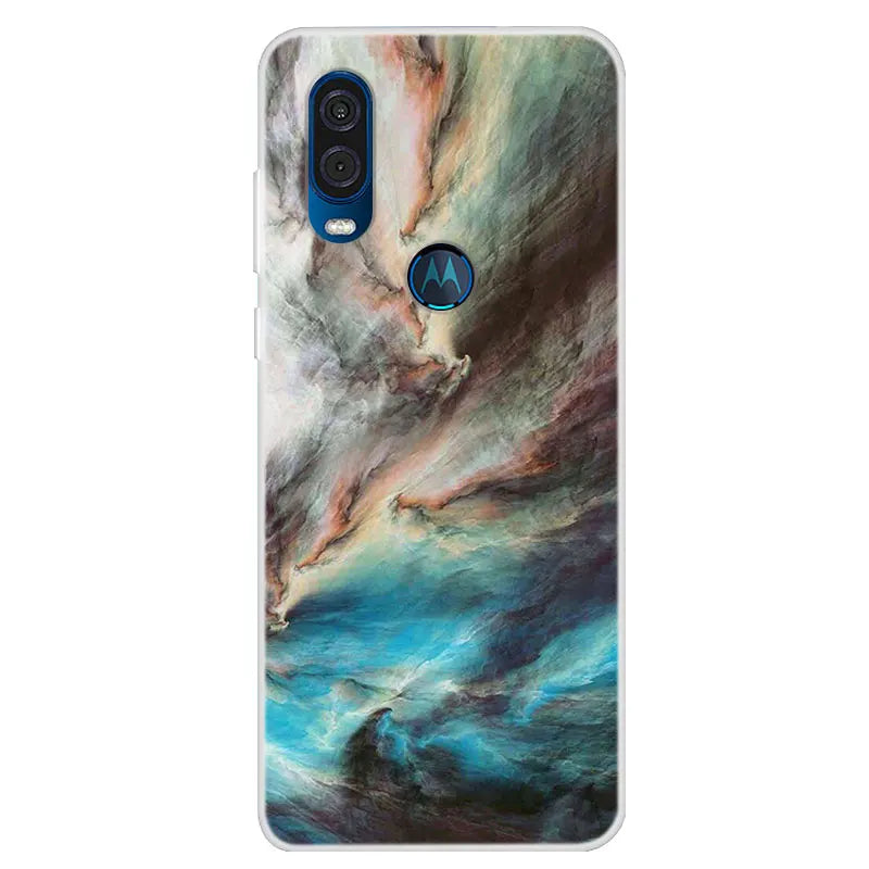 For Motorola Vision Case Soft TPU Silicone Back Cover For Moto