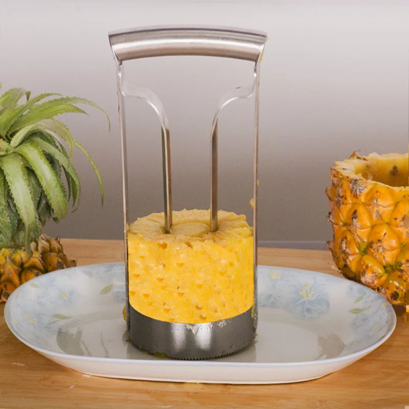 Stainless Steel Pineapple Peeler Multifunctional Manual Fruit Flesh Picker Home Bromeliad Cutter Slicer Kitchen Tools Utensils