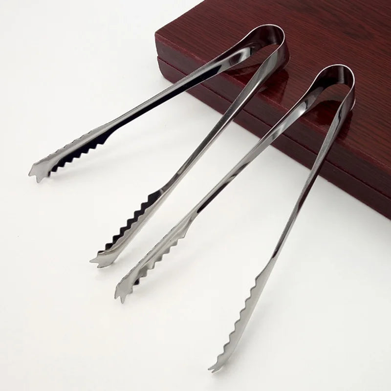 Stainless Steel Multipurpose Kitchen Shovel Restaurant Fruit Food Tong Home Barbecue BBQ Supplies