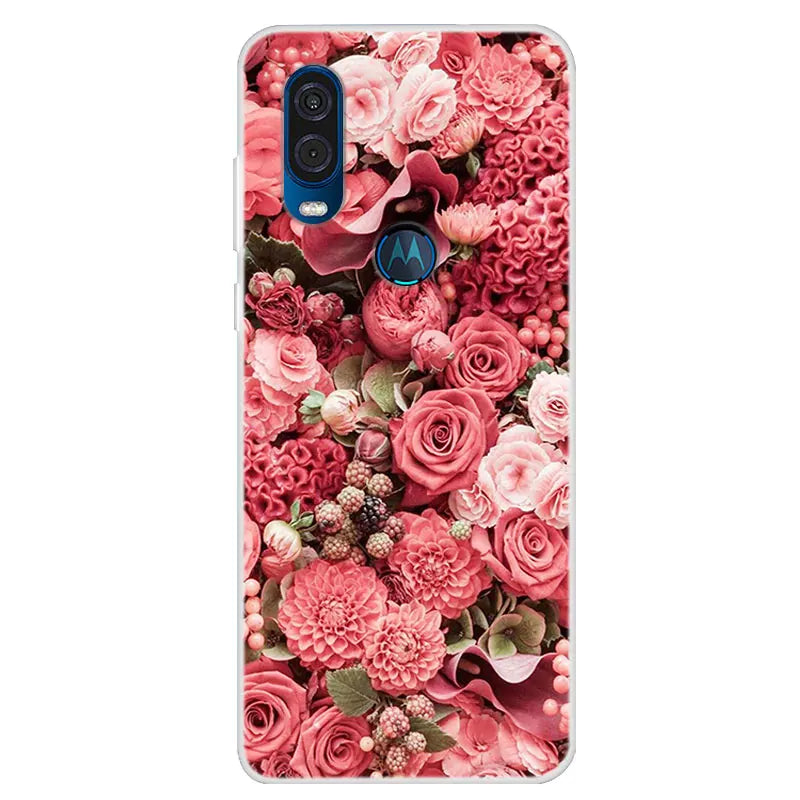 For Motorola Vision Case Soft TPU Silicone Back Cover For Moto