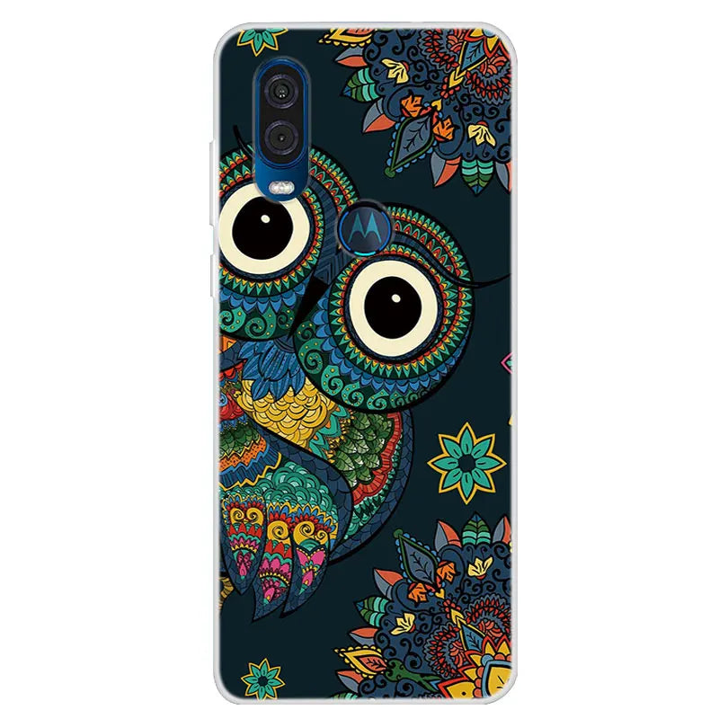 For Motorola Vision Case Soft TPU Silicone Back Cover For Moto