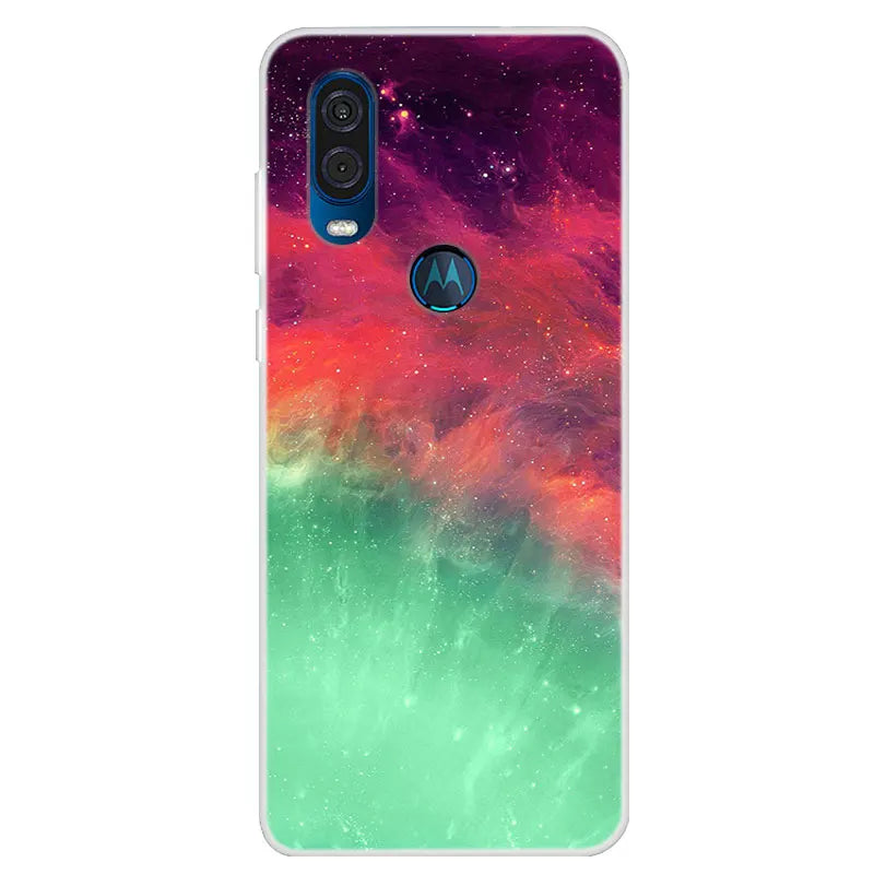 For Motorola Vision Case Soft TPU Silicone Back Cover For Moto